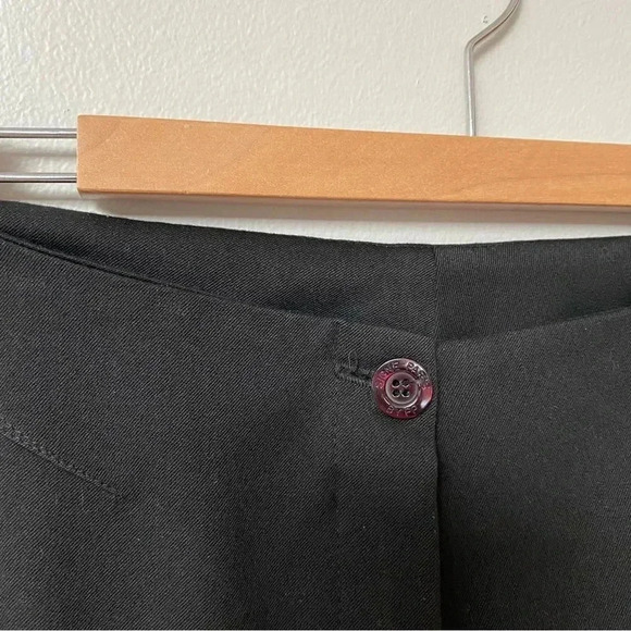 Signé Paris Black Tailored Pants Size 10 Made in France Classic Work Trousers - Picture 5 of 10